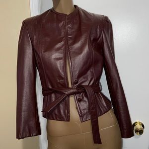 Bermans genuine leather jacket.